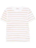 Marni Scribble Stripes T-shirt - White