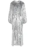 ROTATE BIRGER CHRISTENSEN sequined maxi dress - Silver