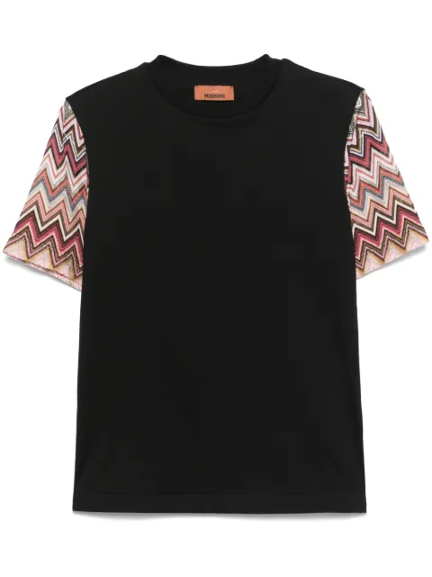 Missoni футболка с узором зигзаг