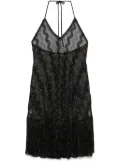 Missoni zigzag lamé beach cover up - Black
