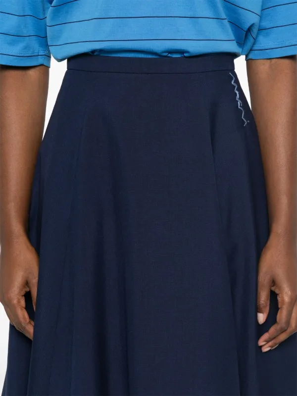 マルニ ブルー スカート Marni スカート | ブルー | FARFETCH JP