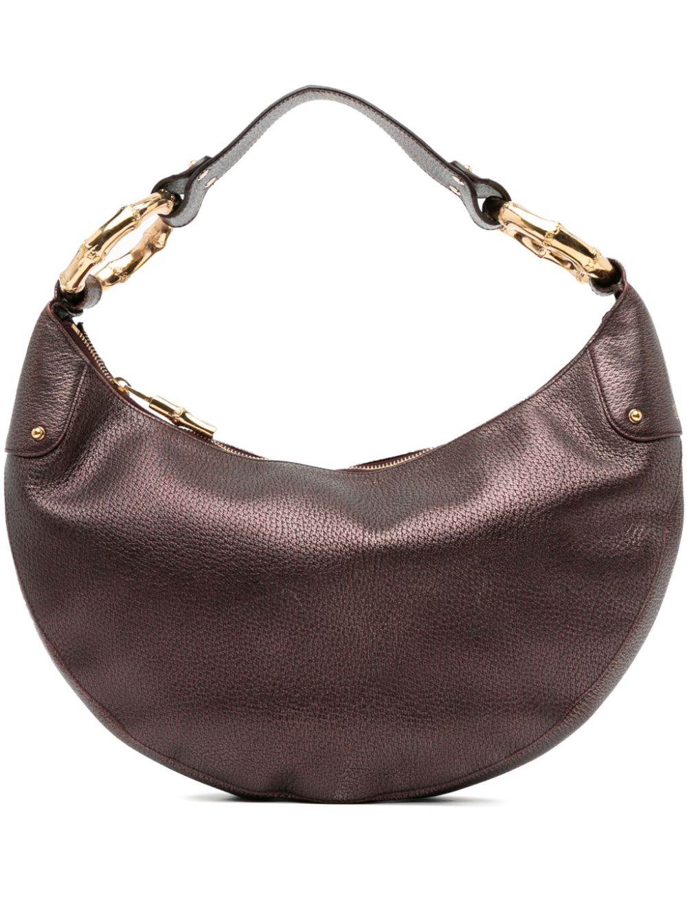 2000-2015 Leather Bamboo Ring hobo bag