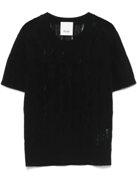 Allude cashmere top