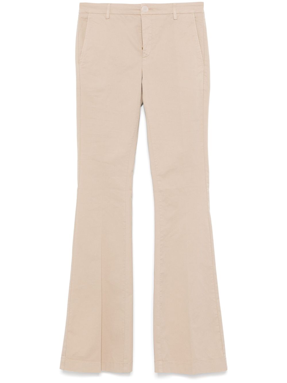 TWINSET Flared broek Beige