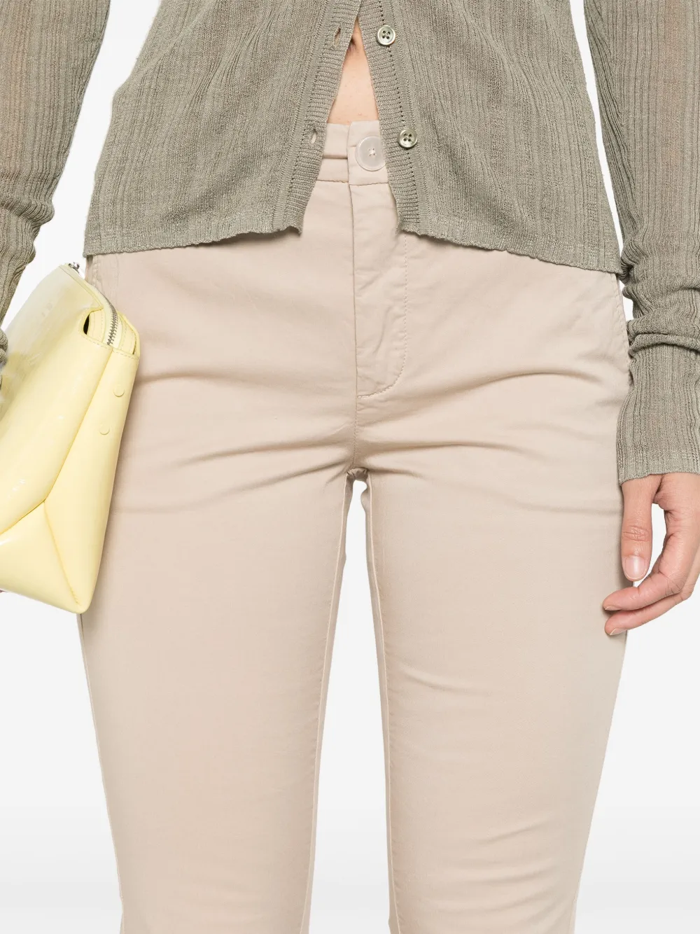 TWINSET Flared broek Beige