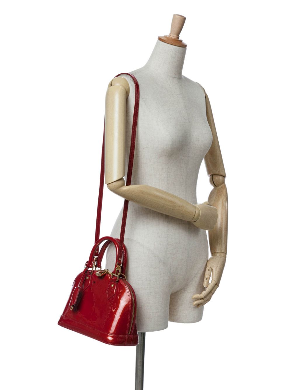 Louis Vuitton Pre-Owned 2013 Monogram Vernis Alma BB satchel - Rood