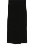 Jil Sander crepe midi skirt - Black