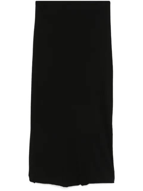 Jil Sander falda midi de crepé
