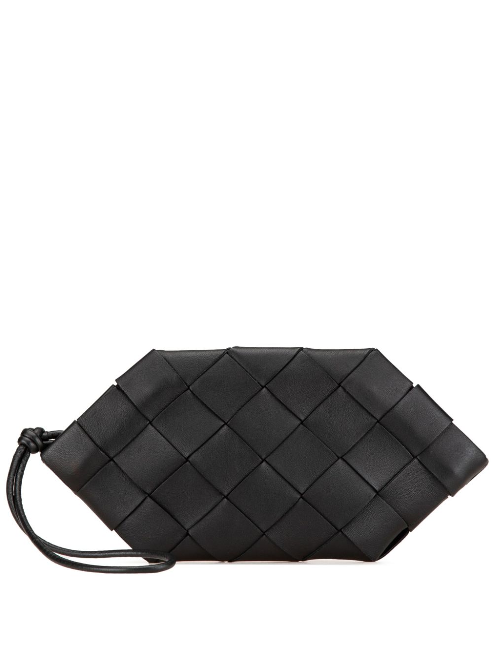 Bottega Veneta Pre-Owned 2010 Intrecciato Leather clutch bag - Black