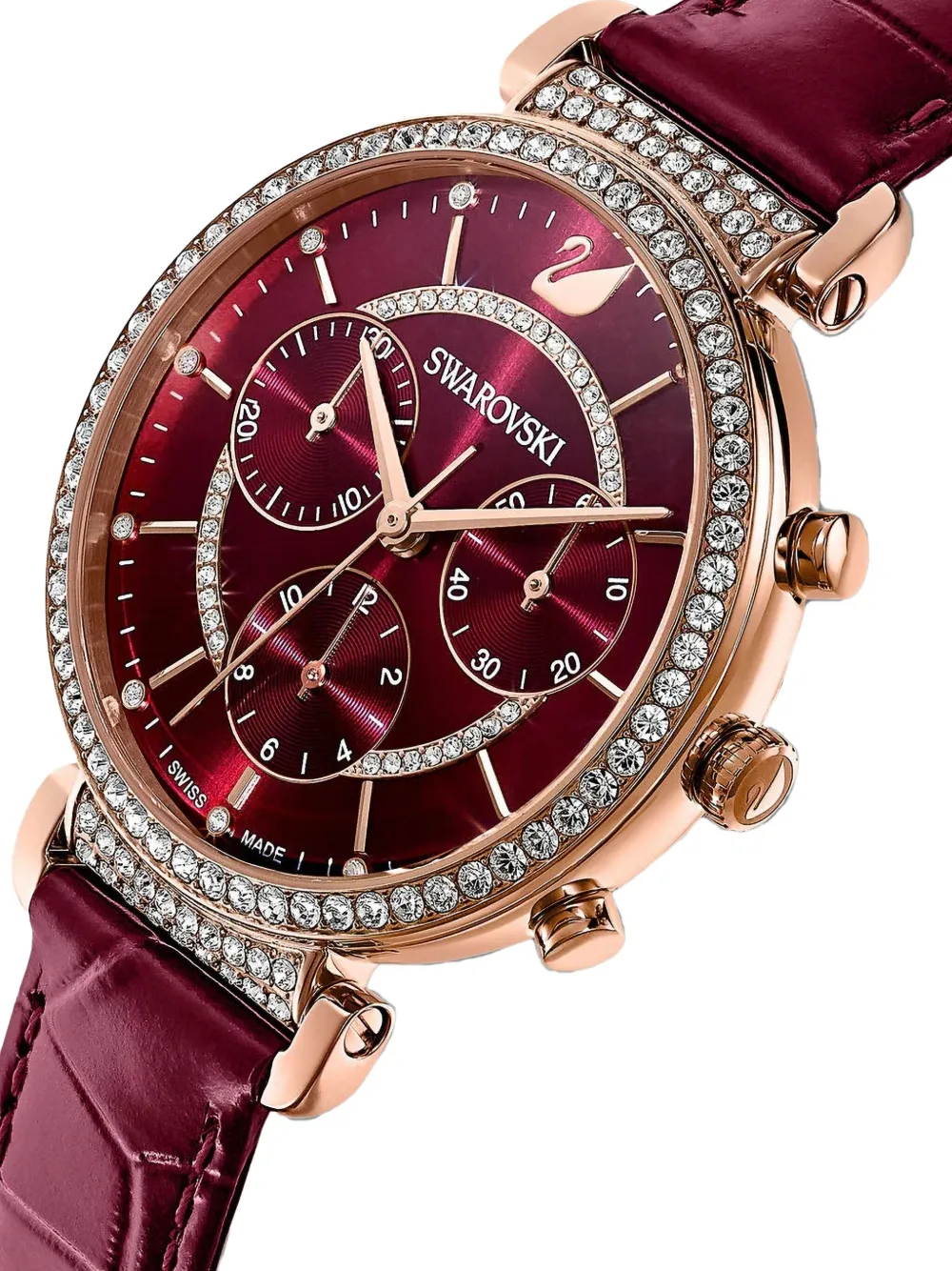 Swarovski Passage Chrono 36 mm - Rood