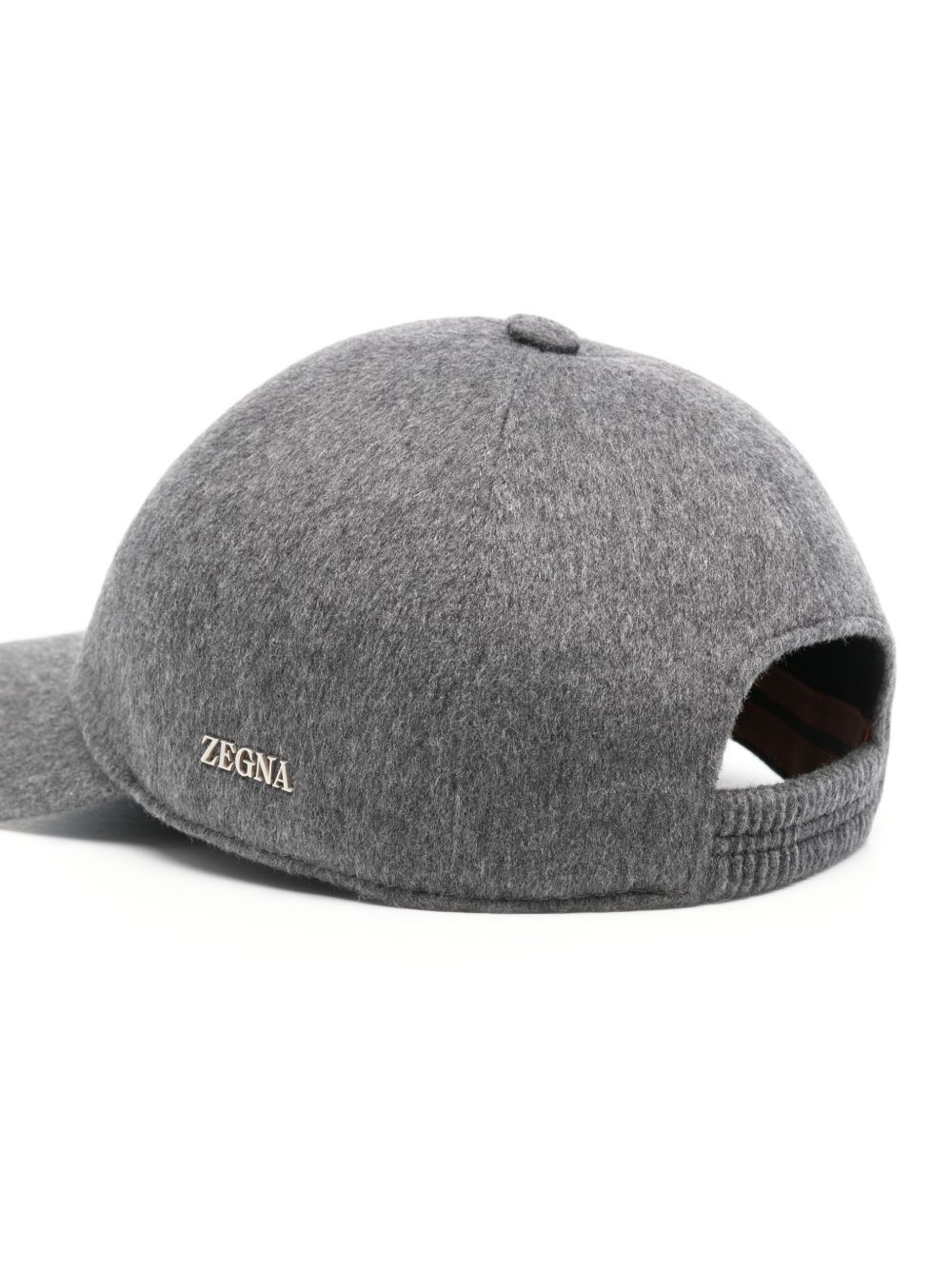 Zegna Kasjmier honkbalpet - Grijs