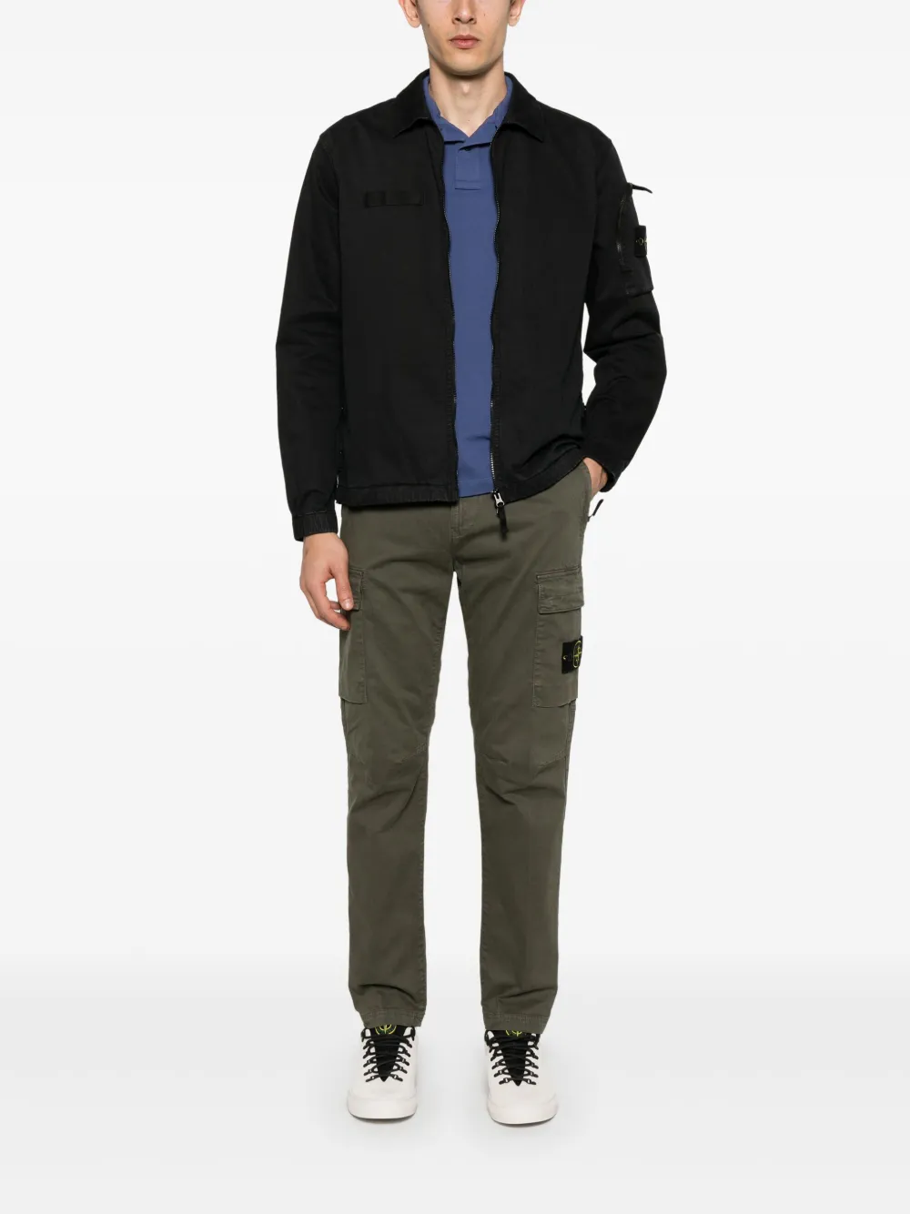 Stone Island Compass-badge trousers - Groen