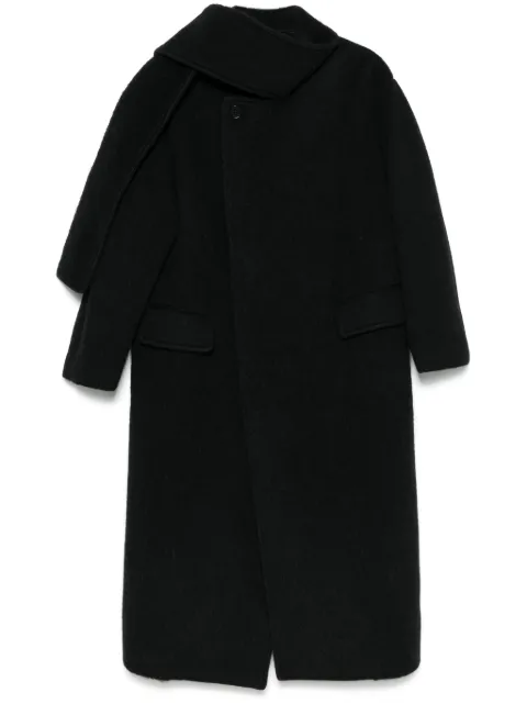 MSGM scarf-detailing coat