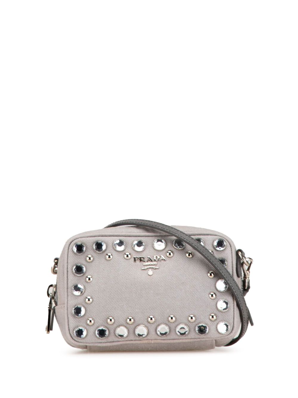 2000-2024 Mini Denim Studded Embellished Camera crossbody bag