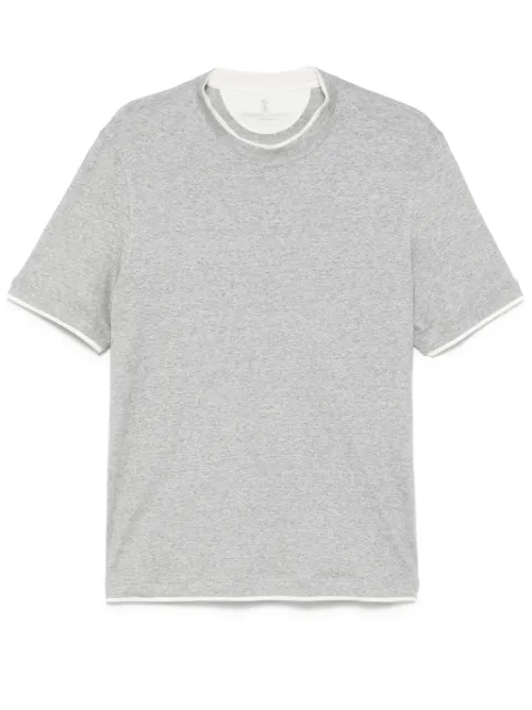Brunello Cucinelli mélange-effect T-shirt 