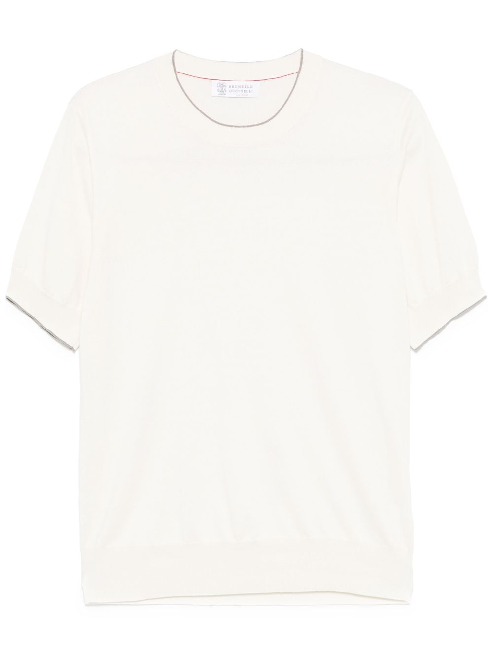 Brunello Cucinelli fine-knit T-shirt - Neutrals