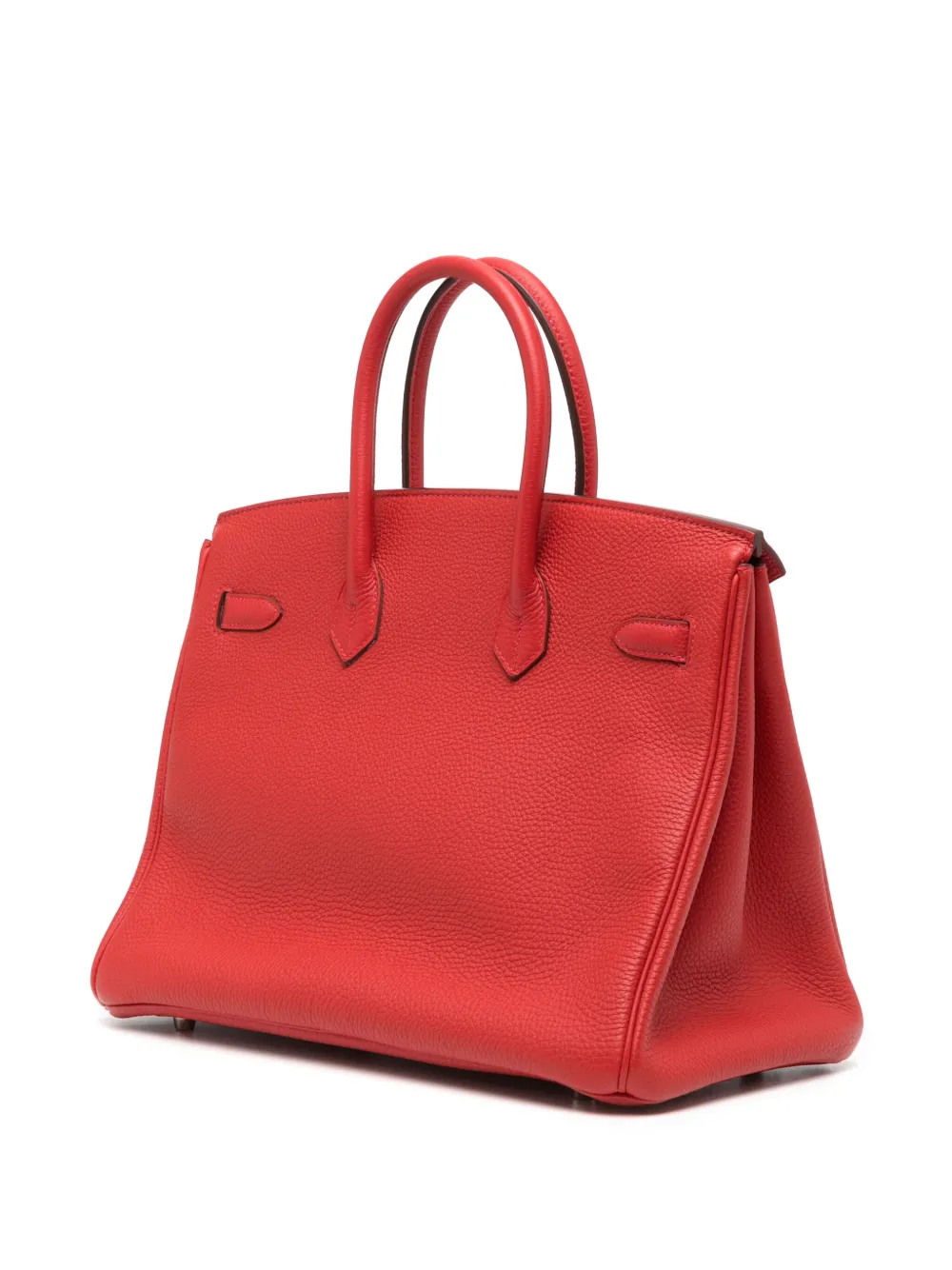 Pre-owned Hermes Birkin 35 Rouge Casaque Clemence Phw Bag In Red
