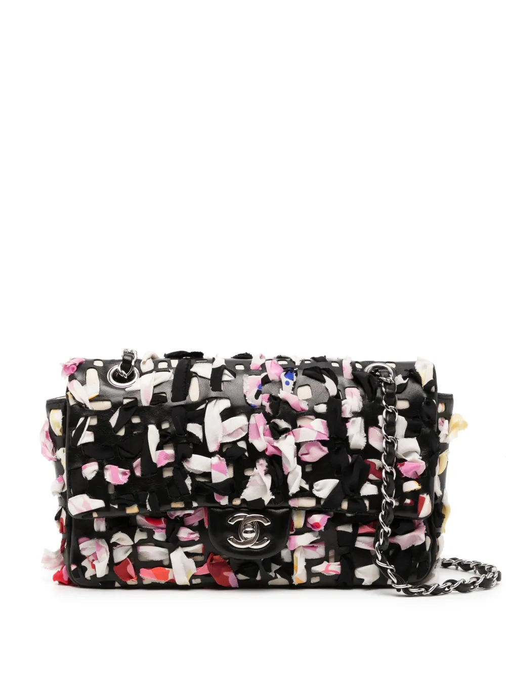 CHANEL Pre-Owned silk ribbon classic bag | Black | Image 1