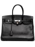 Hermès Pre-Owned Birkin 35 Black Epsom PHW bag