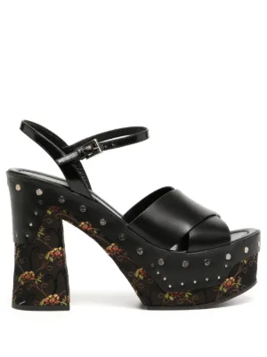Prada Pre-Owned アンクルストラップ サンダル | ブルー | FARFETCH JP