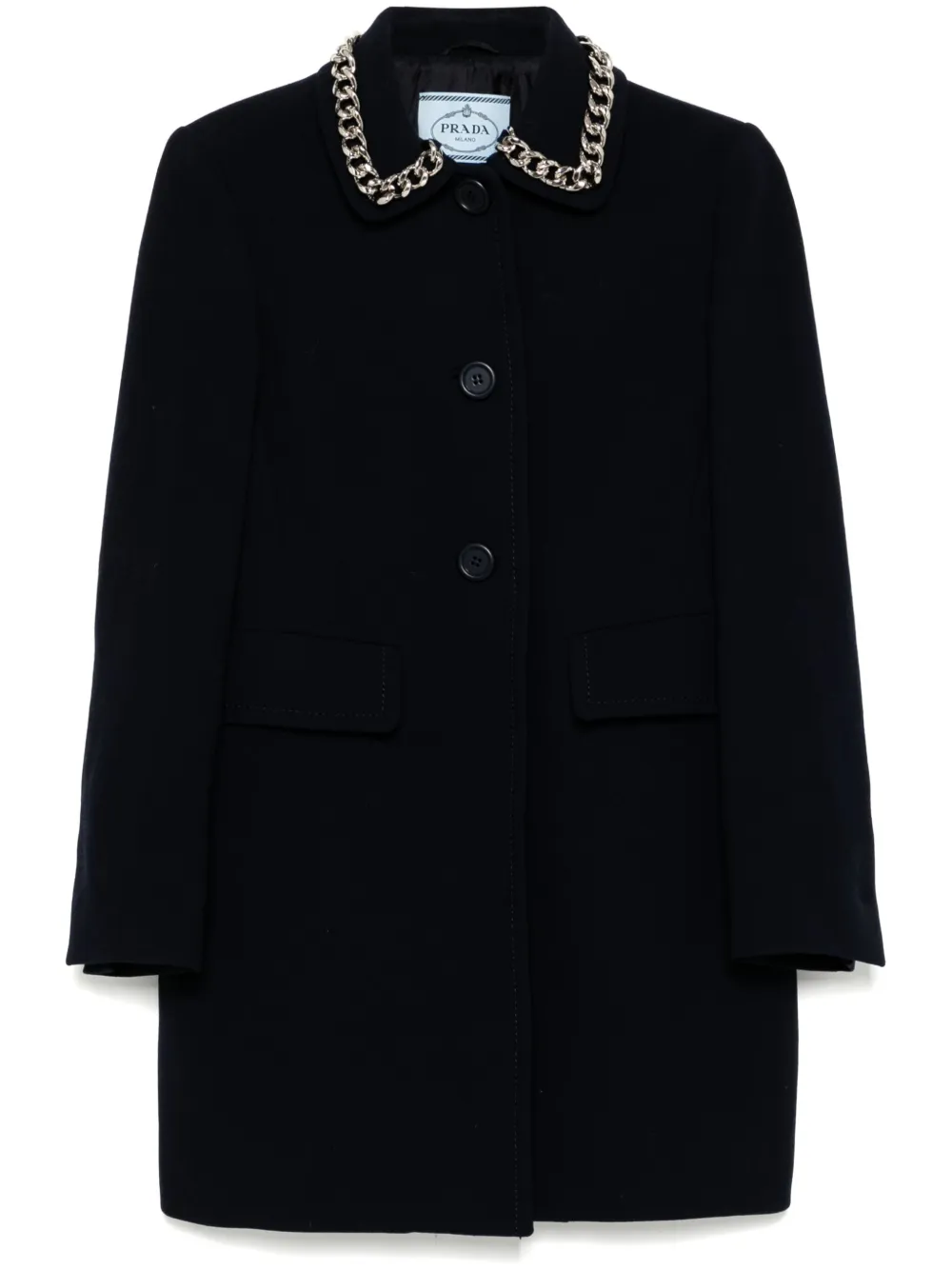 chain-collar coat