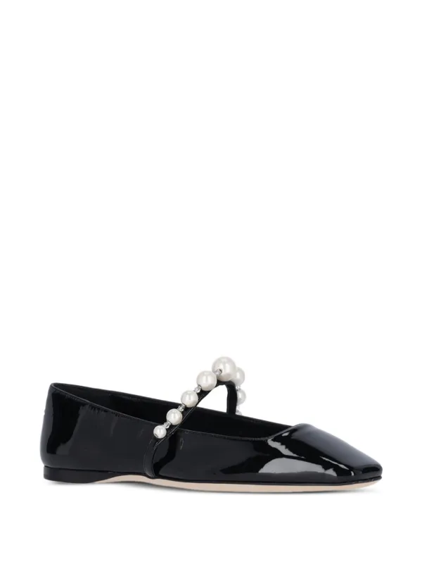 Jimmy Choo Ade Ballet Flats | Black | FARFETCH