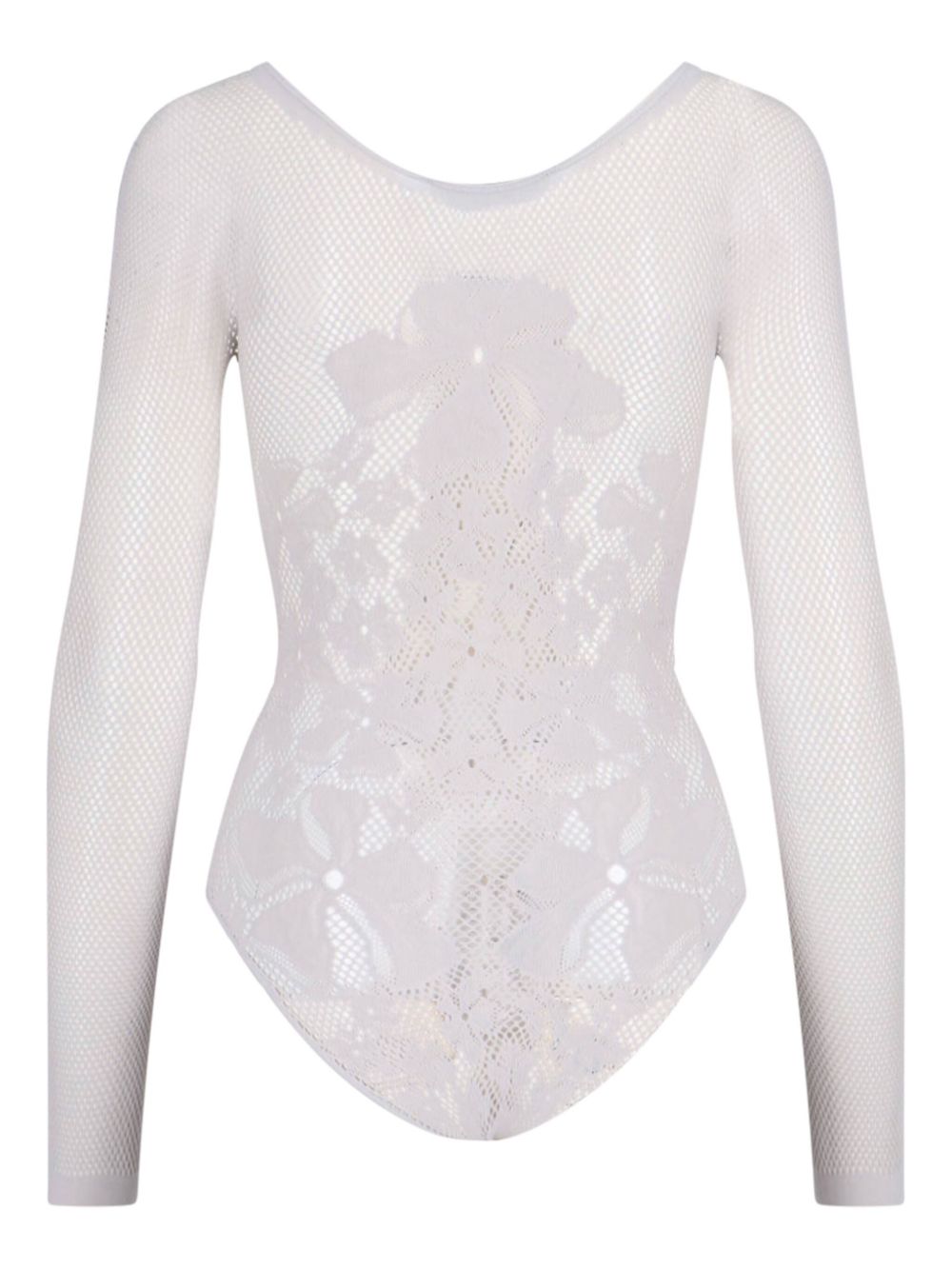 Maccapani floral lace body - Grijs