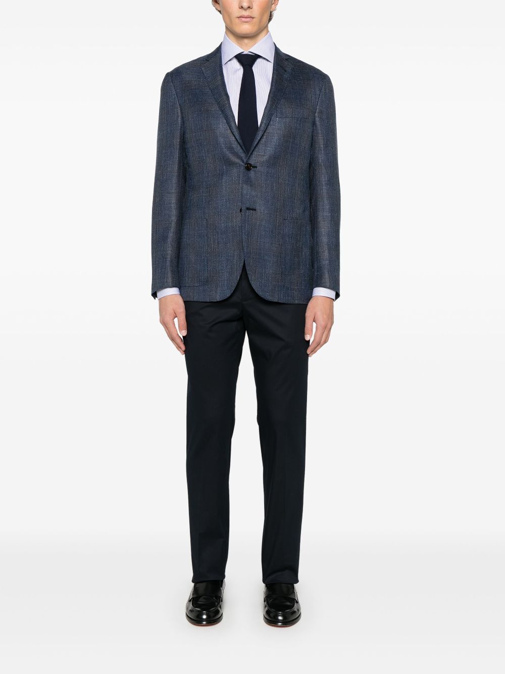 Zegna tapered trousers - Blue