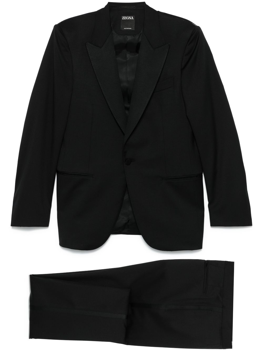 Zegna single-breasted suit - Black