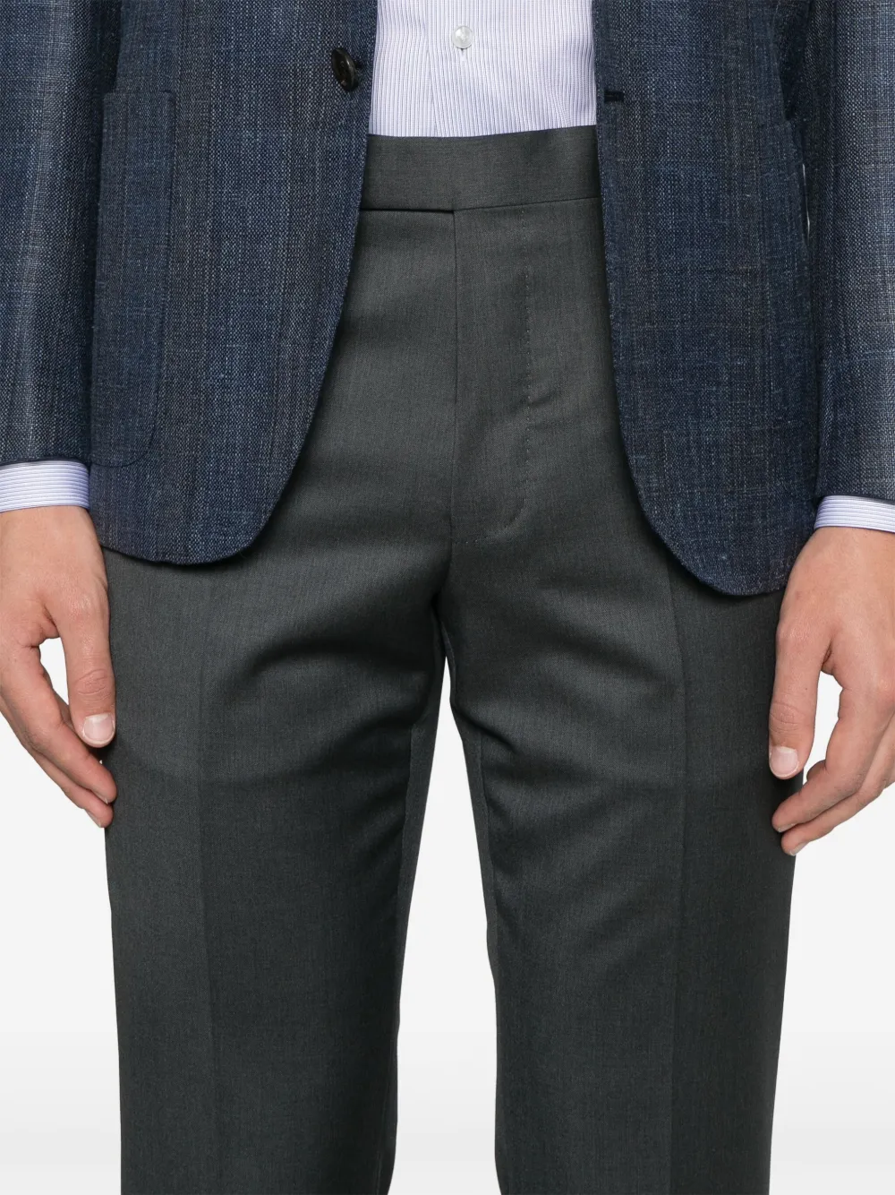 Zegna Wollen broek Grijs