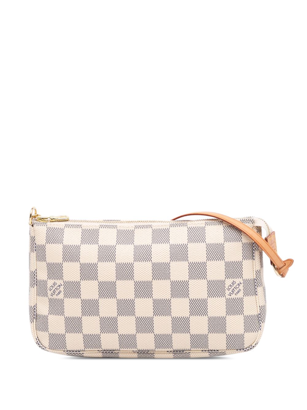 Louis Vuitton Pre-Owned 2019 Damier Azur Pochette Accessoires shoulder bag - White