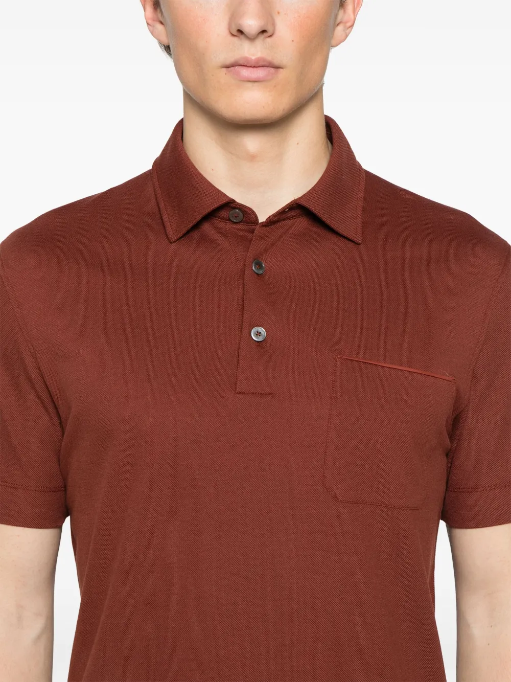 Zegna Poloshirt Bruin