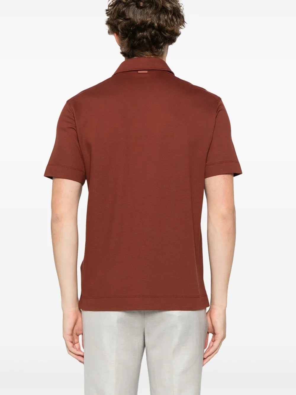 Zegna Poloshirt Bruin