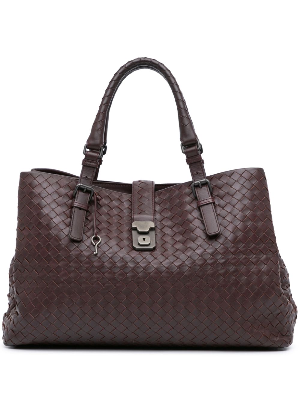 Bottega Veneta Pre-Owned 2023-2023 Large Nappa Intrecciato Roma tote bag - Brown