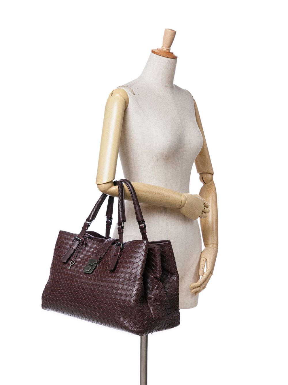 Bottega Veneta Pre-Owned 2023-2023 Large Nappa Intrecciato Roma tote bag - Brown