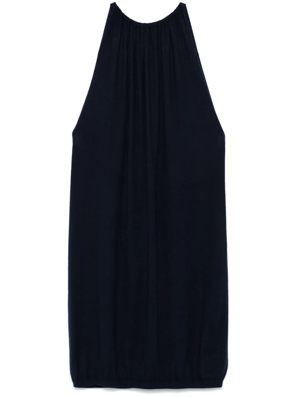 draped midi dress