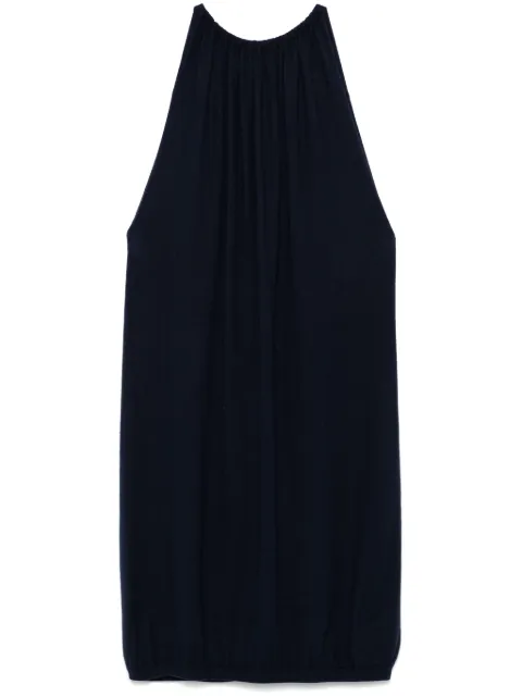 Frenckenberger vestido midi con diseño drapeado