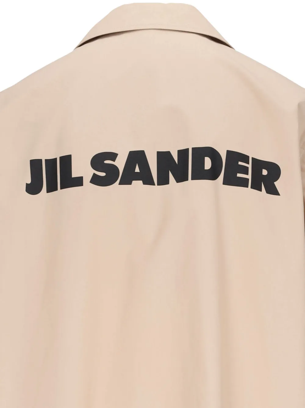 Jil Sander Jas met logoprint Beige