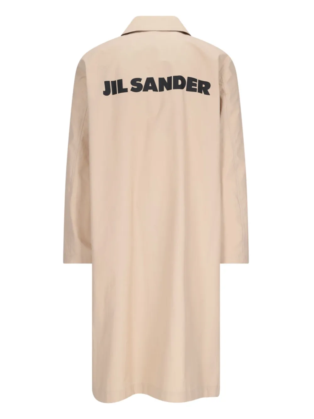 Jil Sander Jas met logoprint - Beige