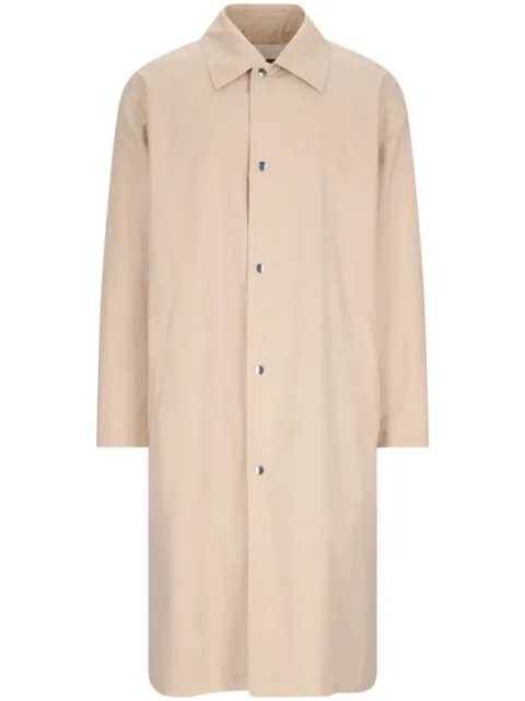 Jil Sander abirgo con logo estampado