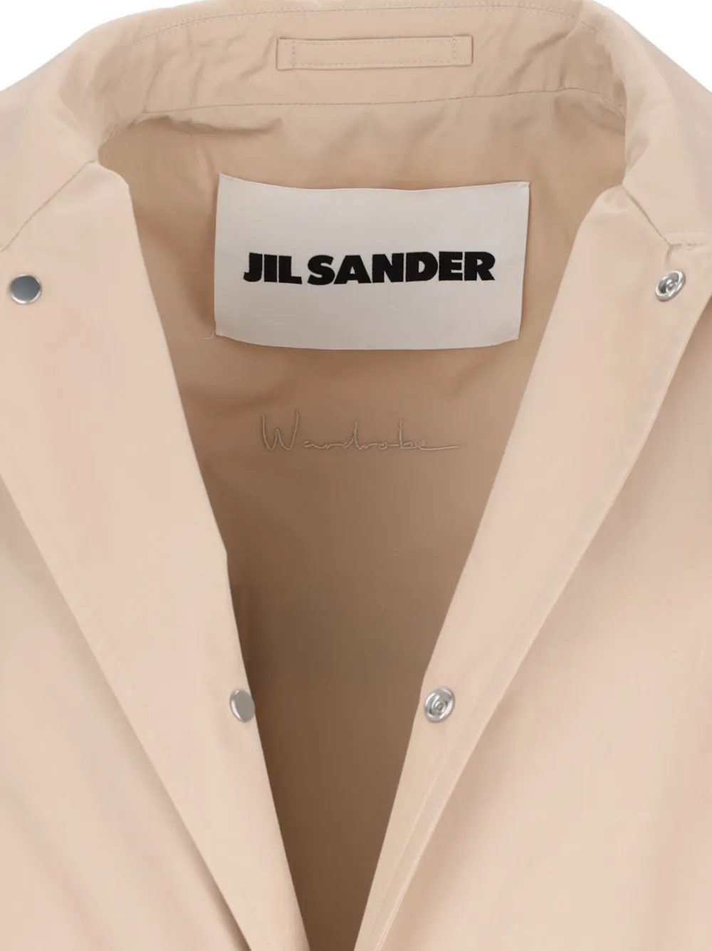 Jil Sander Jas met logoprint Beige