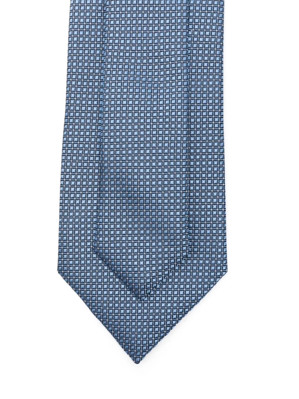 Zegna Zijden stropdas - Blauw