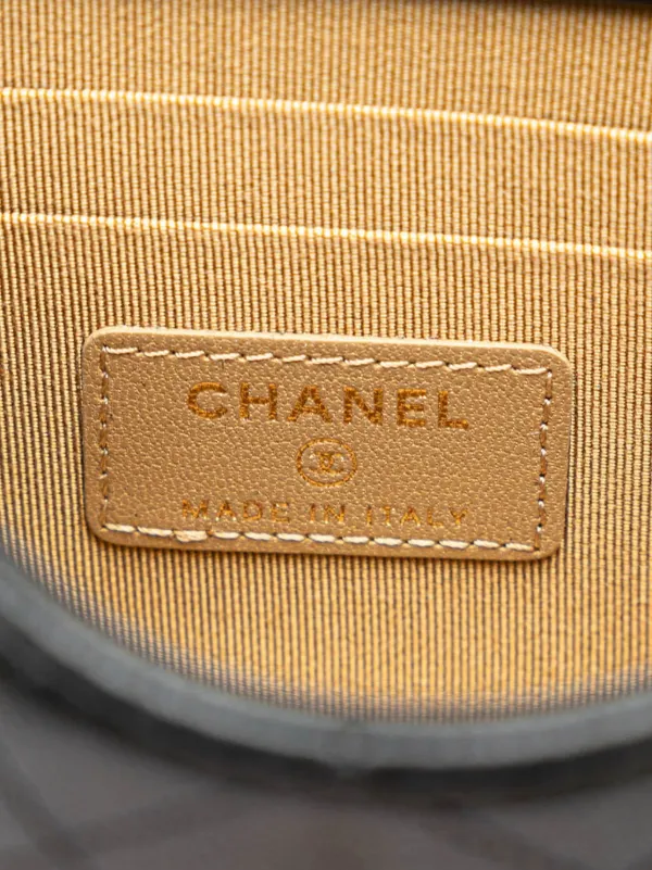 CHANEL Pre-Owned 2000-2023 Mini Goatskin Chic Pearls Clutch On
