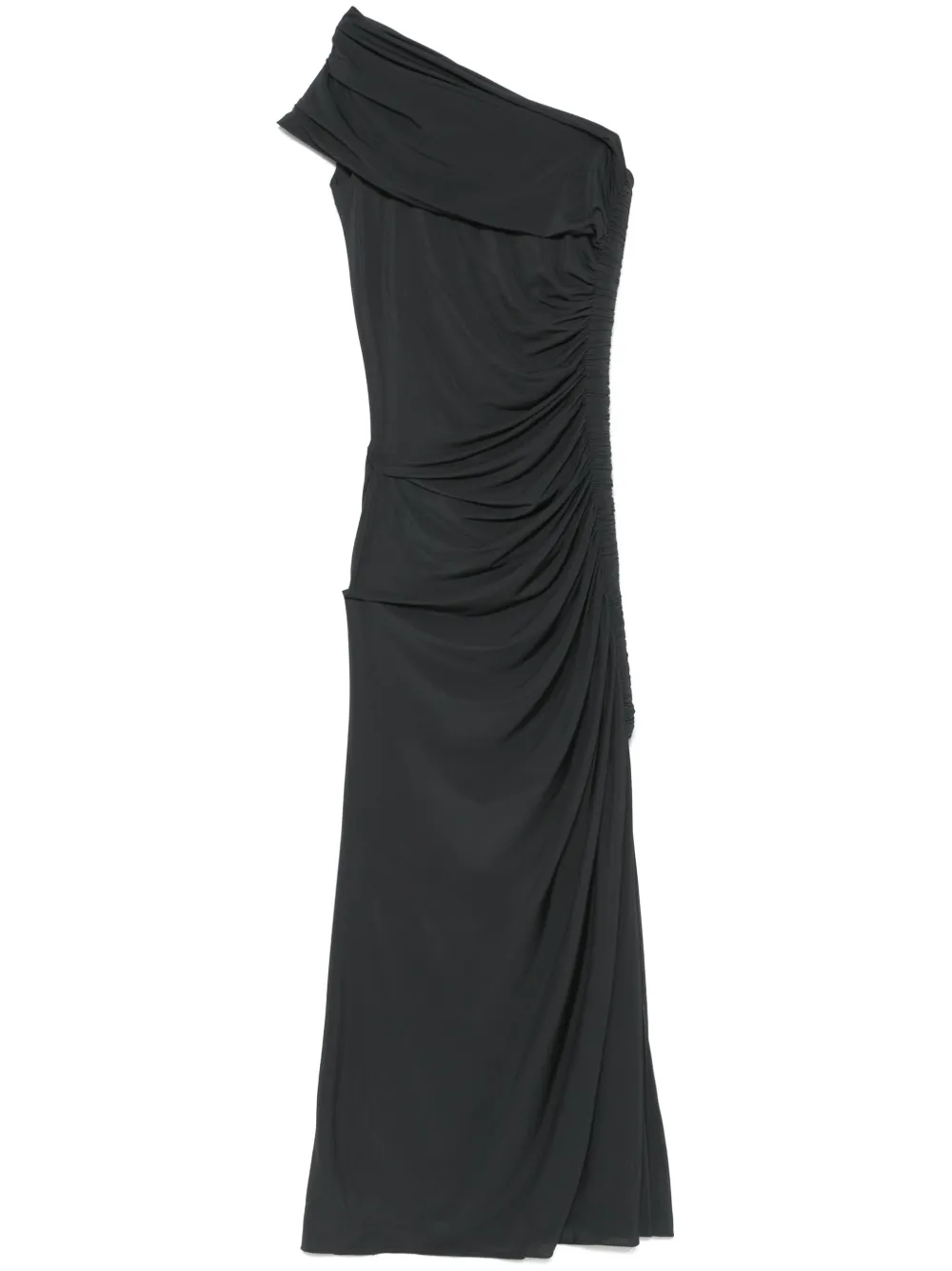 Alaïa draped jersey midi dress | Grey | Image 1