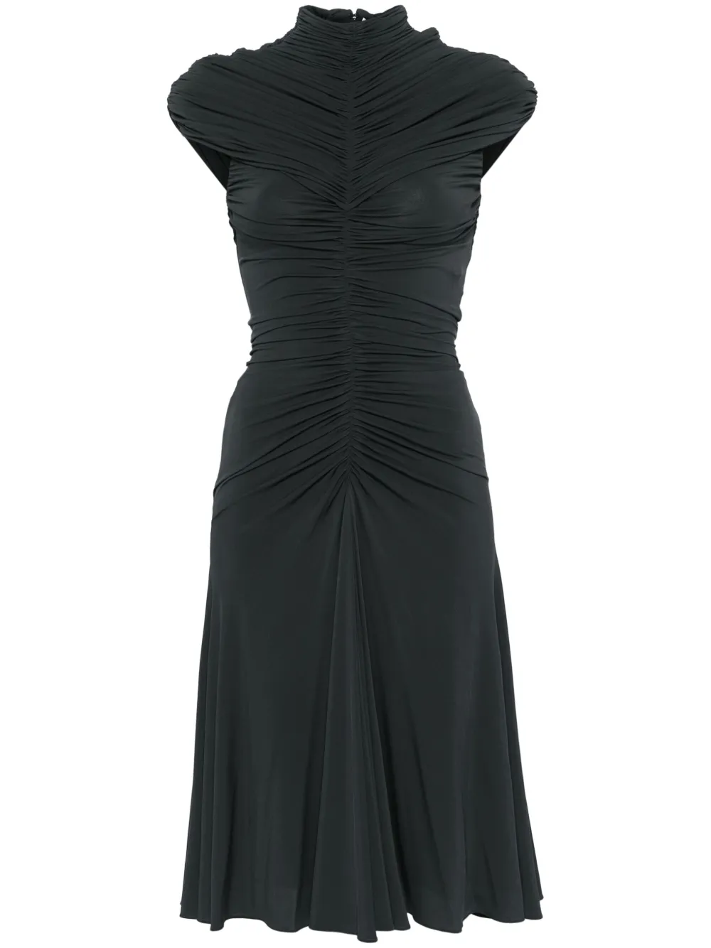 Alaïa vestido midi fruncido | gris | Image 1