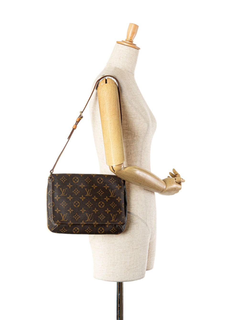 Louis Vuitton Pre-Owned 2000 Monogram Musette Tango Short Strap shoulder bag - Bruin