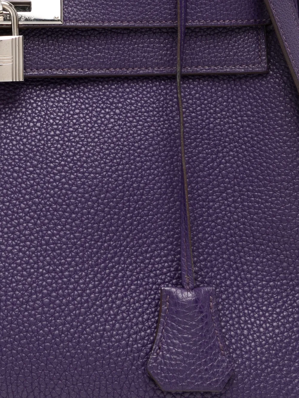 Pre-owned Hermes Kelly 32 Retourne Iris Phw Bag In Purple