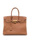 Hermès Pre-Owned Birkin 35 Gold Togo GHW bag