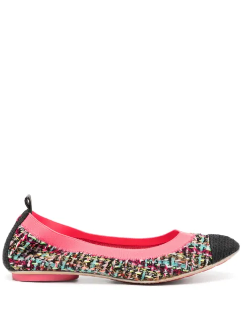 CHANEL Pre-Owned flats de tweed