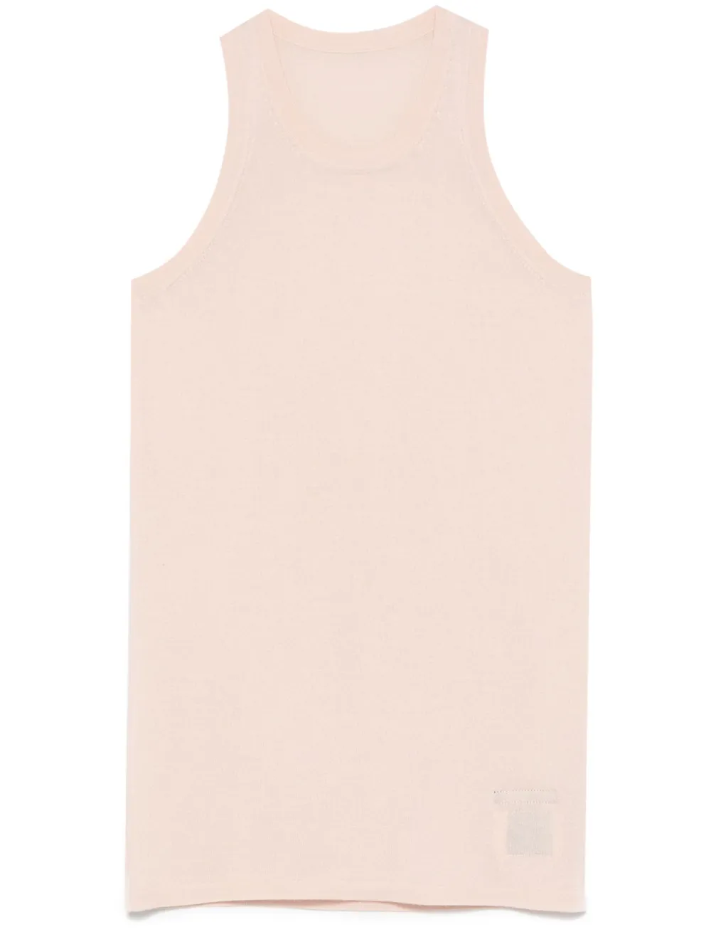 Frenckenberger Knitted Tank Top In Pink